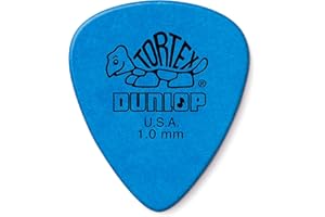 Dunlop Tortex Standard 1.0mm Blue Guitar Pick, 12 Pack