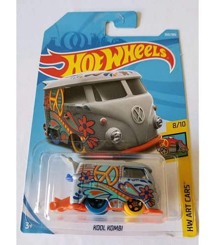 Amazon | 2014 Hot Wheels Blue Volkswagen Kool Kombi 201/250 HW