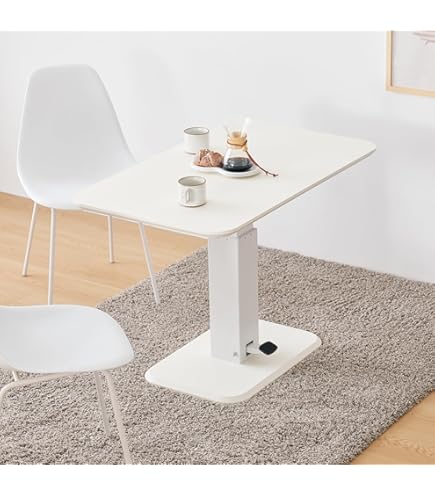 Amazon｜□家具 furniture□(2コ口)昇降式ダイニングテーブル 105×60