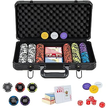 ポーカーセット ハードケース入り ポーカーチップ カジノ11.5g ポーカーセット アルミケースセット