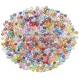 LvYiLinggg ビーズ 手芸 ガラスクリスタルビーズ 2mm 約3000個 DIY アクセサリーキット 手芸用品 ジュエリー用手作り