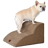EHEYCIGA 犬 階段 ステップ ペット階段 ドッグステップ 犬 スロープ 高密度 滑り止め付き 安定性 カバー取り外し可能 洗える 小型犬適用（カーキ、40x50x30cm、2段plus）