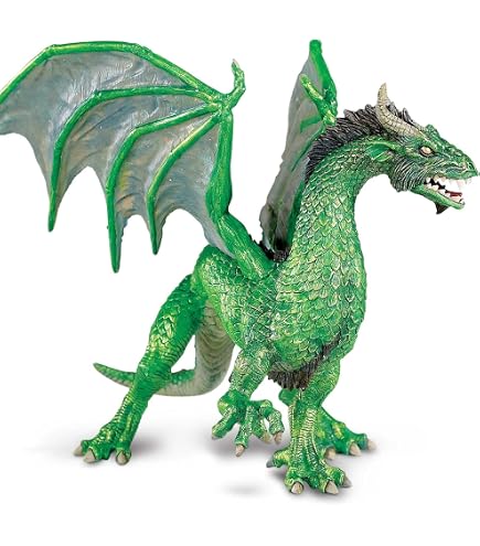 MOJO Earth Dragon Spielfigur – Handbemalt, Detailreich, Naturgetreu, Für Sammler & Dioramen