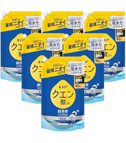 Amazon.co.jp: Lenor レノア クエン酸in 超消臭 すすぎ消臭剤 さわやか