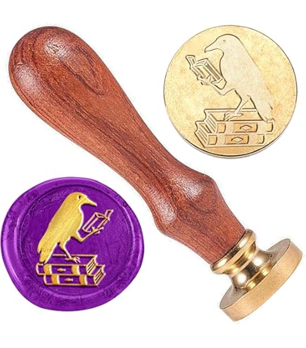 Mango Pattern Wax Seal Stamp - Brass Seal With Wooden Handle For Letters & Invitations