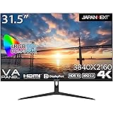 JAPANNEXT 31.5インチ 4K(3840 x 2160)液晶モニター JN-V3150UHDR HDMI DP PIP/PBP機能