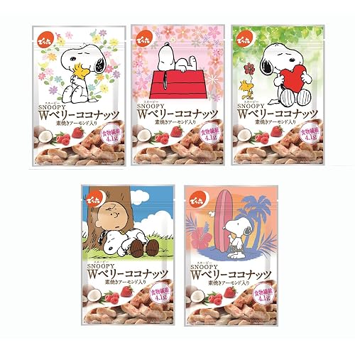 でん六 スヌーピー Wベリーココナッツ
