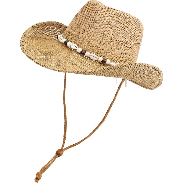 4967 Men\'s And Women Western Bullhead Cattleman Crown Straw Cowboy Cowgirl thuizen Men main image 4
