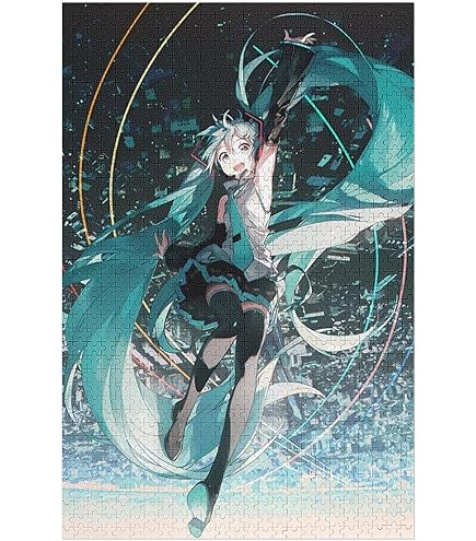 Amazon | 初音ミクホログラム1000ピースパズル単体イラストオンライン