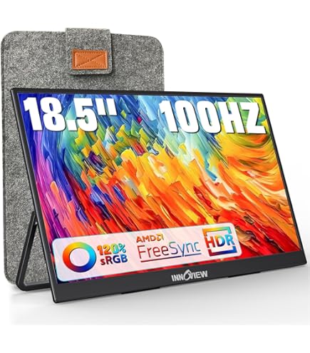 Amazon.co.jp: InnoView ポータブルモニター 18インチ 2K QHD 100% DCI