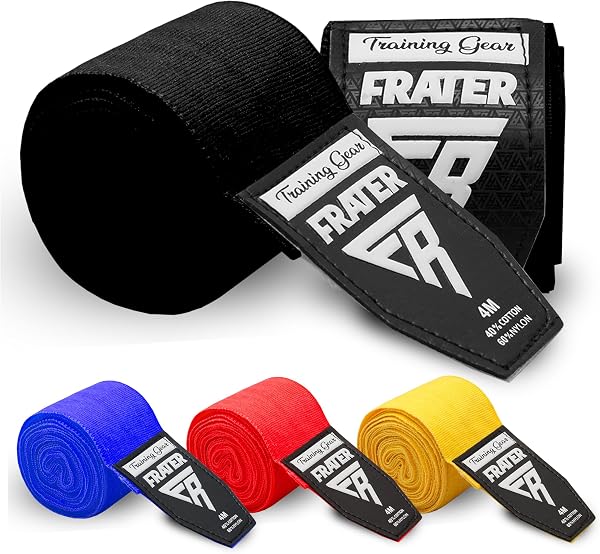 Frater プロ仕様 バンテージ - ボクシング & バンテージ キックボクシング 向け手首保護ラップ,ハンドラップ バンテージサポーター - 1