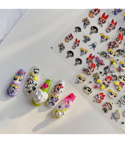 Amazon | パワーパフ ガールズ グッズ デコパーツ アクリルパーツ 2cm