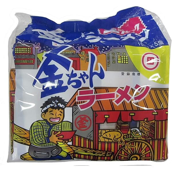 Amazon.co.jp: 徳島製粉 金ちゃんらーめん 5食パック : 食品