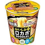 明星 ロカボNOODLES おいしさプラス 濃厚鶏白湯 [栄養素バランスヌードル (高たんぱく、198kcal、低糖質、たっぷり食物繊維) ] 58g ×12個