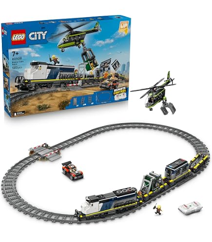 LEGO City Freight Train 60336 Building Toy Set with Powered Up