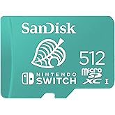 SanDisk 512GB microSDXC UHS-I card for Nintendo Switch - Nintendo licensed Product