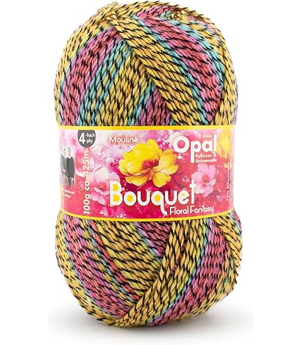 Amazon | 毛糸 ソックヤーン Opal オパール Bouquet Moulinè