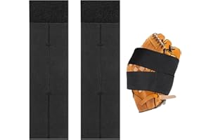 野球グローブバンド 2個セット グローブ固定スト グローブストラップ ベルクロ 高弾性 繰り返し使用 調整可能な締め付け 固定ストラップ 耐久性 ほとんどの手袋に適し 10*35CM