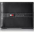 Tommy Hilfiger トミーフィルフィガー 財布 メンズ 財布 Men's Leather Ranger Pass case Wallet (Black)