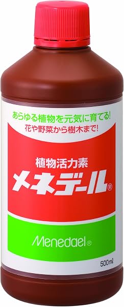 メネデール 植物活力剤 栄養剤 500ml 植物を元気に育てる 花から野菜から植木まで 100倍希釈 1955年発売 - 1
