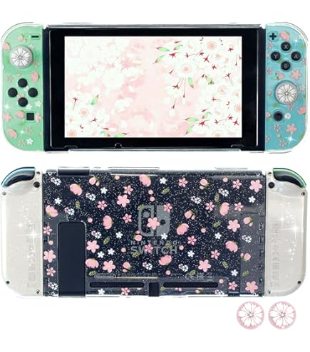 FANPL Pink Case for Nintendo Switch, Hard Shell Cute Protective