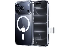 NIMASO iPhone 18 Pro/17 Pro 用ケース MagSafe対応 クリア 黄変防止 アイフォン 18 Pro 6.3インチ対応 | カメラコントロールカバー付き マグネット搭載 マグセーフ対応 ワイヤレス充電対応 透明PC背面 耐