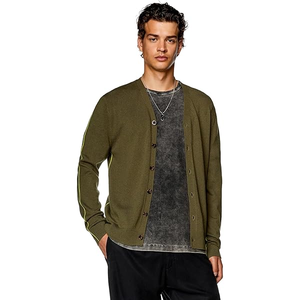 DIESEL ディーゼル モノグラム カーディガン ダブルジップ 未使用品