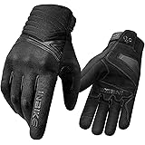INBIKE Thermal Fleece Winter Motorcycle Gloves Water Resistant Touchscreen with TPR Palm Pad Cushioning Hard Knuckle