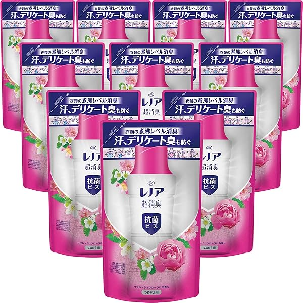 レノア煮沸レベル消臭抗菌ビーズ リフレッシュフローラルの香り1180ml×6個 Amazon | レノア 超消臭 煮沸レベル消臭 抗菌ビーズ