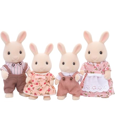 Sylvanian Families ウサギのぬいぐるみ　みるくうさぎ　L みるくウサギファミリー | シルバニアファミリー