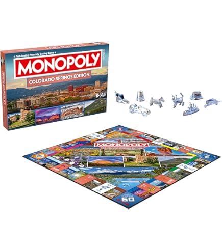 Amazon | モノポリーボードゲーム - SLO Calエディション:2~6人用