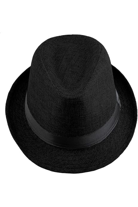 Mens Summer Fedora Cuban Style Upturn 