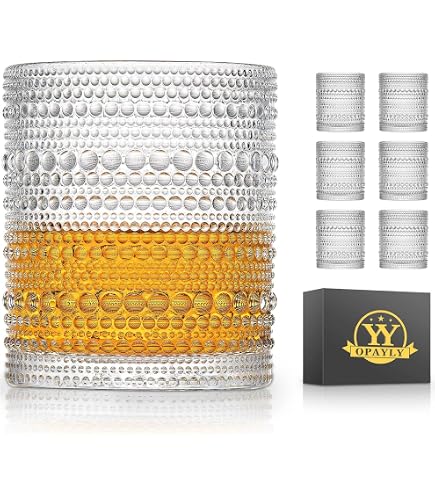 Amazon | Godinger Lumina Set of 4 Double Old Fashioned Glasses 