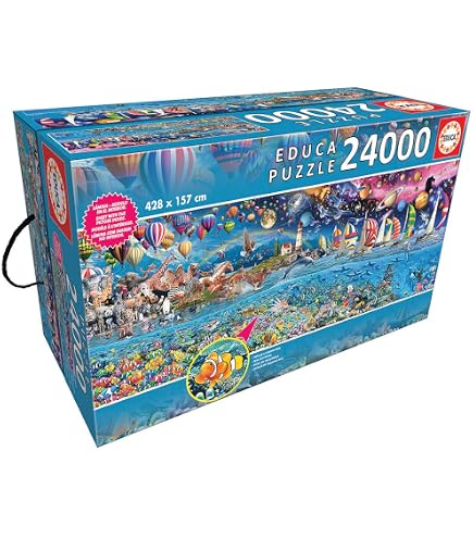 Amazon | Educa - 8000ピース パズル 大人用 | 夢の街 ロストパーツ