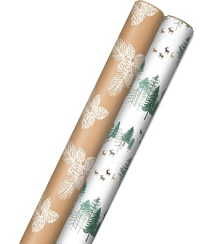 Black Wrapping Paper Hallmark Elegant With Cut Lines On Reverse (3 ...
