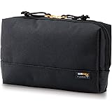 エレコム ガジェットポーチ ガジェット ポーチ 大容量 CORDURA1000 (撥水 高耐久) 6つの仕切りポケット付き ブラック BMA-CDGP01BK
