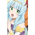 真の聖女である私は追放されました。だからこの国はもう終わりです FVGA(480×800)壁紙 エリアーヌ