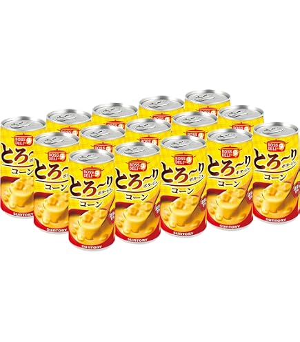 Amazon | 【SUNTORY】ボスデリ とろ～りポタージュ コーン185g、6缶
