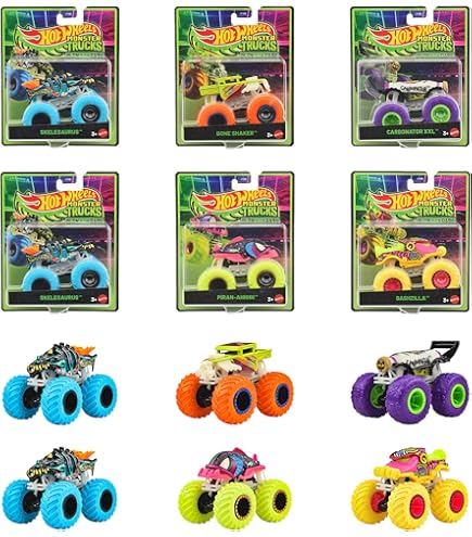 Amazon | ホットウィール(Hot Wheels) 光る！モンスタートラック