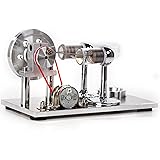 Sunnytechﾃつｮ Hot Air Stirling Engine Motor Model Educational Toy Kits Electricity Generator Colorful LED Sc001 by Sunnytech