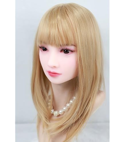 Amazon.co.jp: フィギュア ヘッド ウィッグ付きドールヘッド 等身大