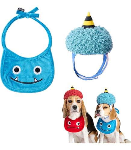 Amazon | 犬猫用コスプレ 節分にピッタリ 赤鬼のかぶりもの（帽子） (M