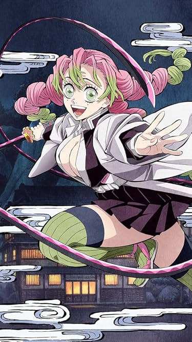 鬼滅の刃  iPhone/Androidスマホ壁紙(640×1136)-1 - 甘露寺 蜜璃（かんろじ みつり）