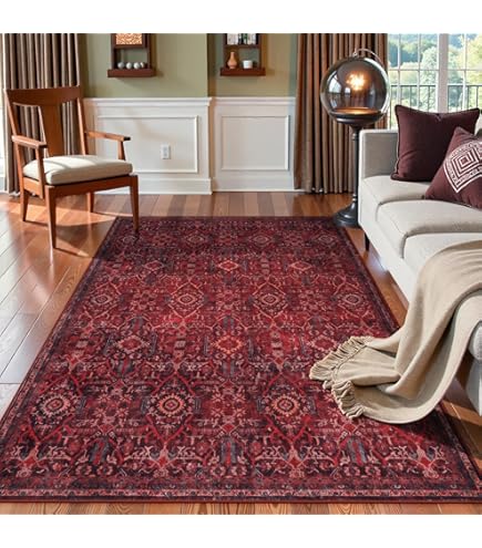 Amazon｜ヴィンテージ風 ラグ 長方形 約 2畳 アンティーク おしゃれ