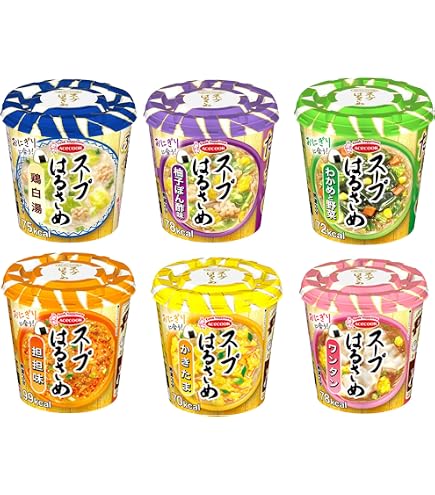 Amazon | 丸美屋 スープdeごはん 6種セット 各1個 (ユッケジャンクッパ