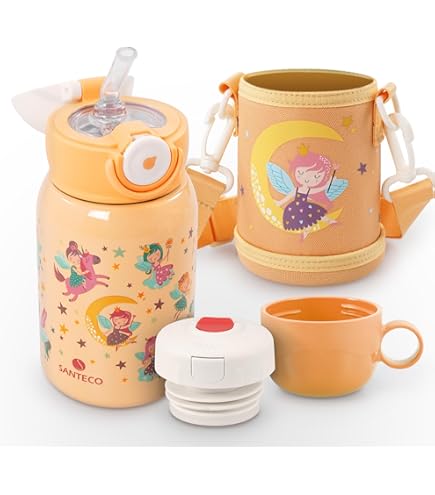 Amazon | しなこちゃん 水筒 450ml【真空二重構造・保冷保温対応