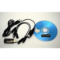 BlueField USB プロポ インターフェイスコネクター 3種類 練習用 フライト シミュレーター ケーブル パソコン ラジコン