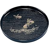 中西工芸 市田ひろみ SP丸盆うさぎ 24cm 25M29-1