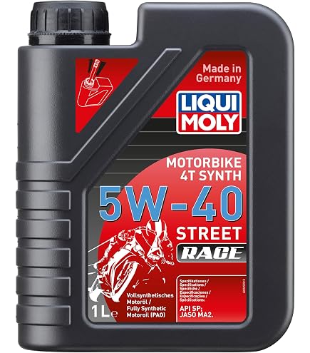 Amazon | LIQUI MOLY (リキモリ) MOTORBIKE 4T SYNTH 5W-40 Street