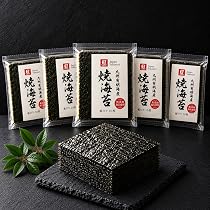 Amazon | 潮宝食品 有明海産焼海苔一番摘み 焼き海苔 全形 5帖パック